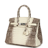 Hermès Birkin 30 Himalaya Niloticus Crocodile Palladium Hardware (Copy)