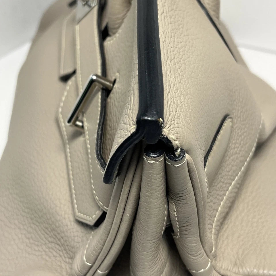 HERMES Shoulder Birkin Gris Tourterelle(81) Togo Leather Shoulder Bag