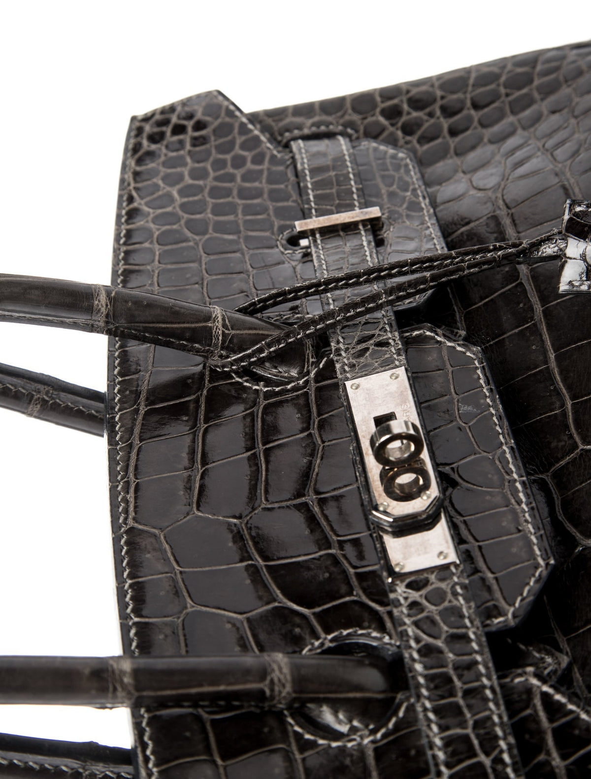 Hermès  2006 Shiny Porosus Crocodile Birkin 35