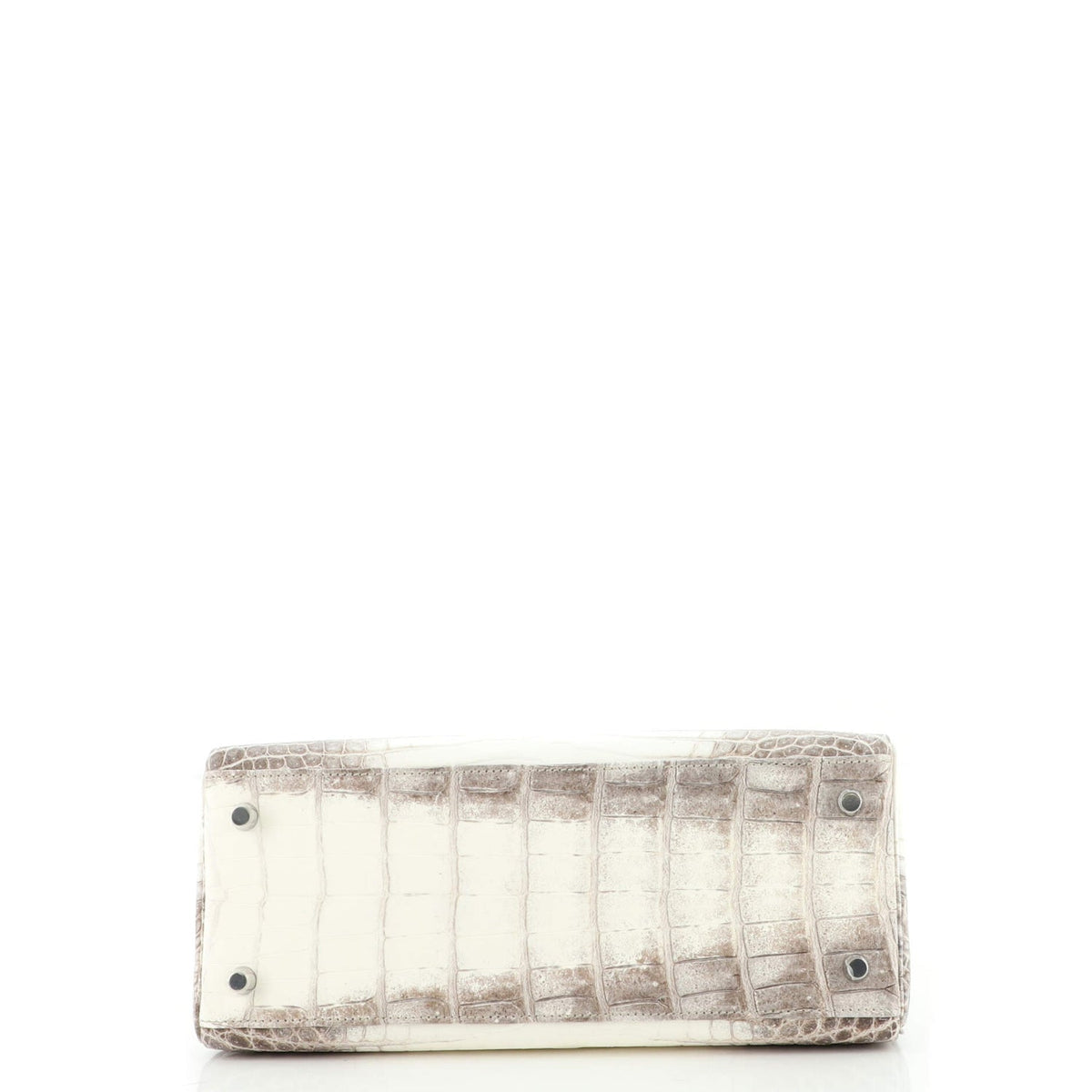 Kelly Handbag Himalayan Niloticus Crocodile with Palladium Hardware 28