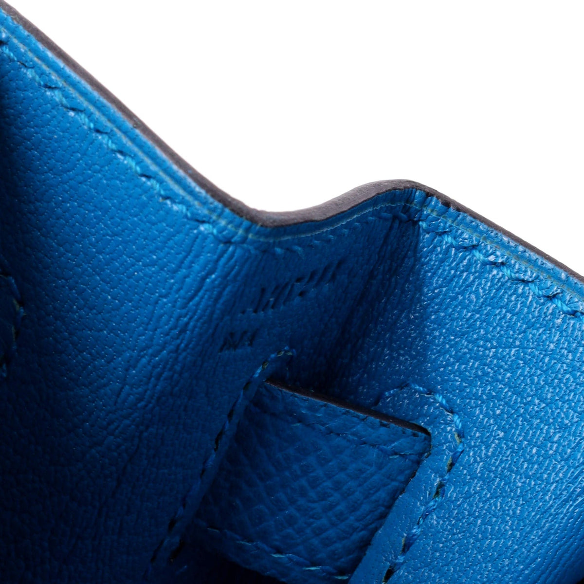 Kelly Handbag Bleu Zellige Epsom with Gold Hardware 32