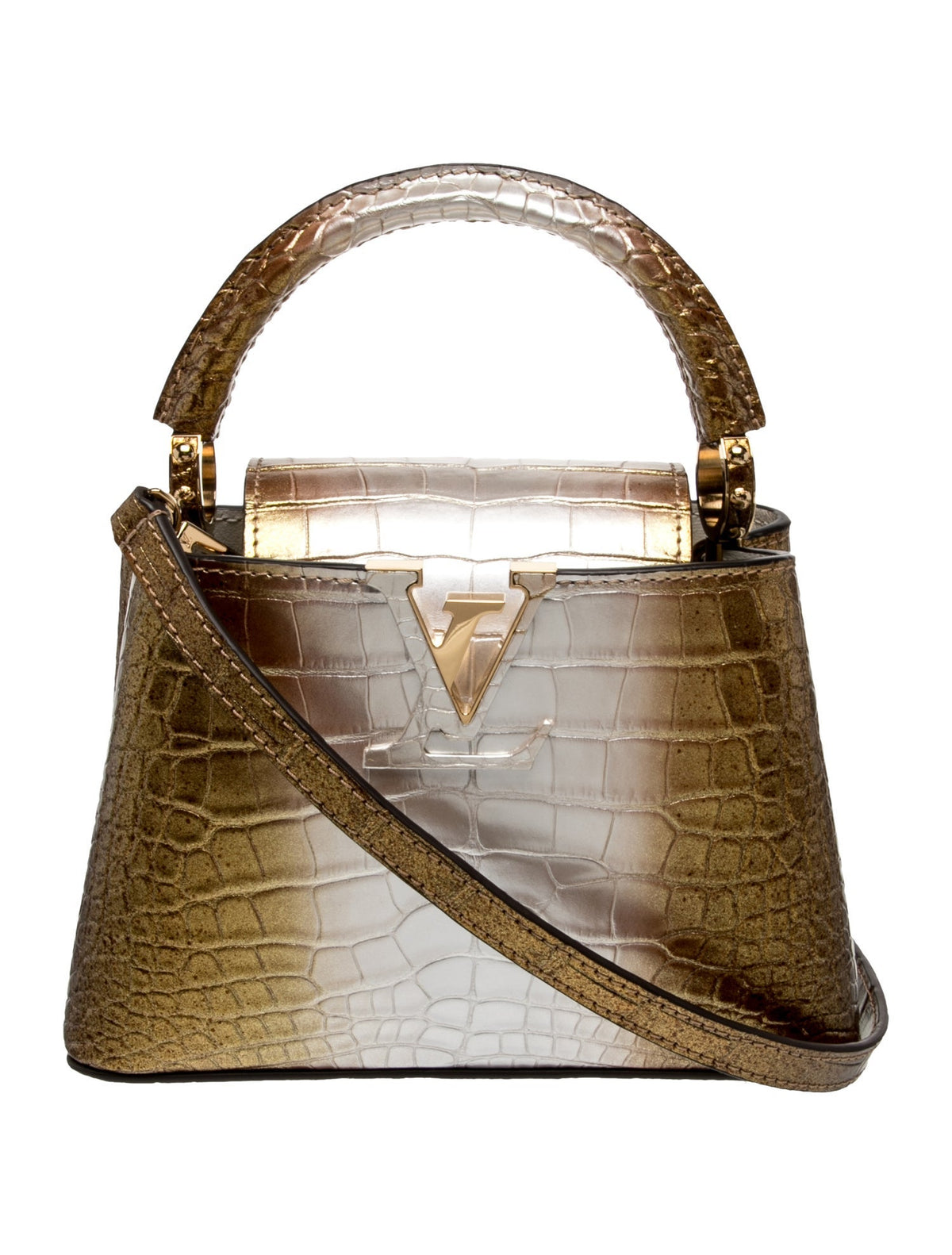 Alligator Capucines Mini