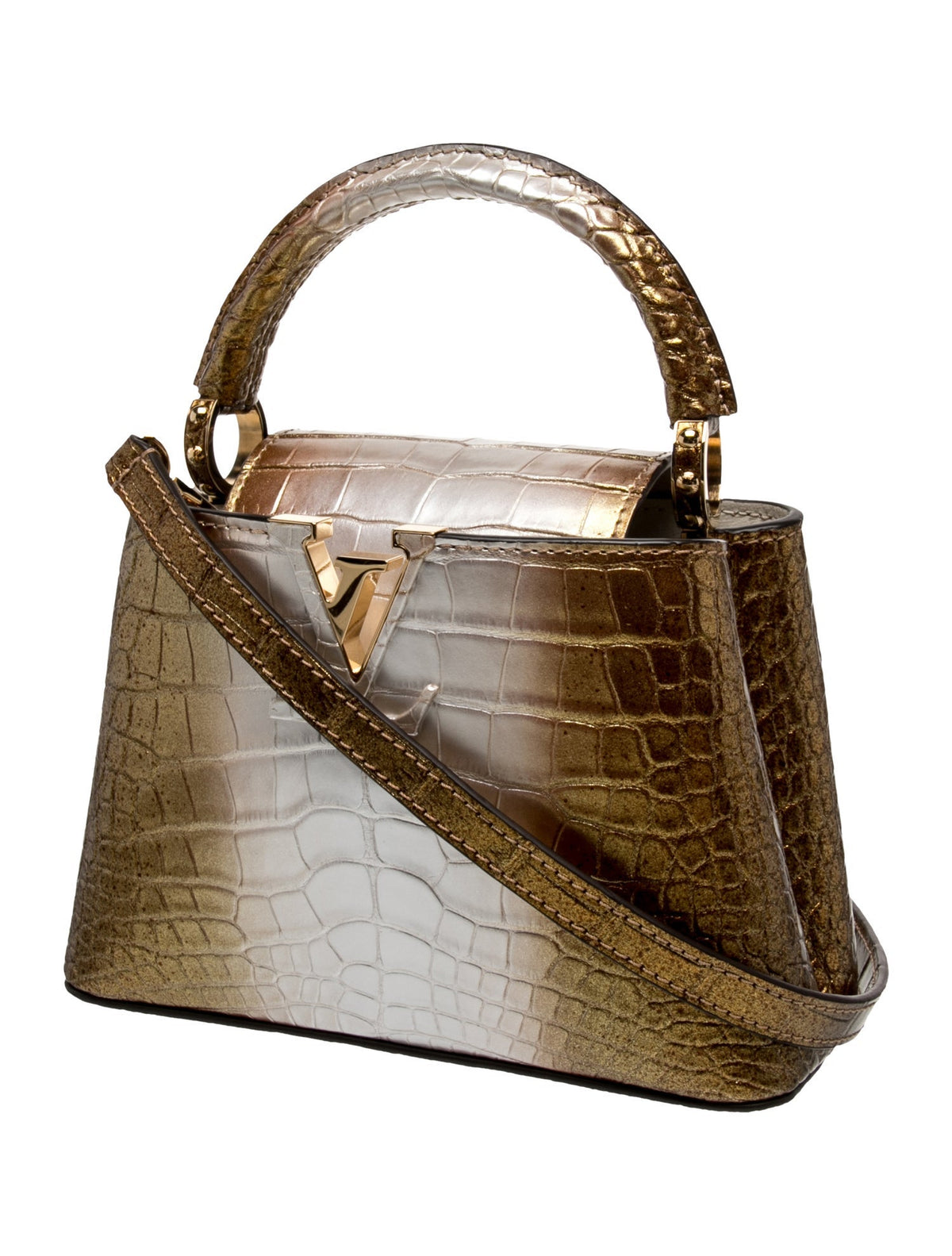 Alligator Capucines Mini