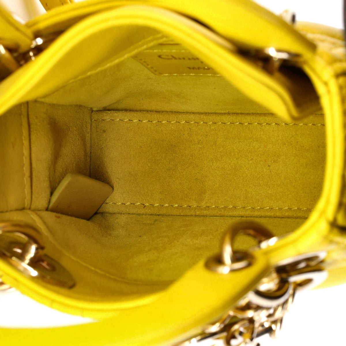 Lady Dior Bag Cannage Quilt Lambskin Micro