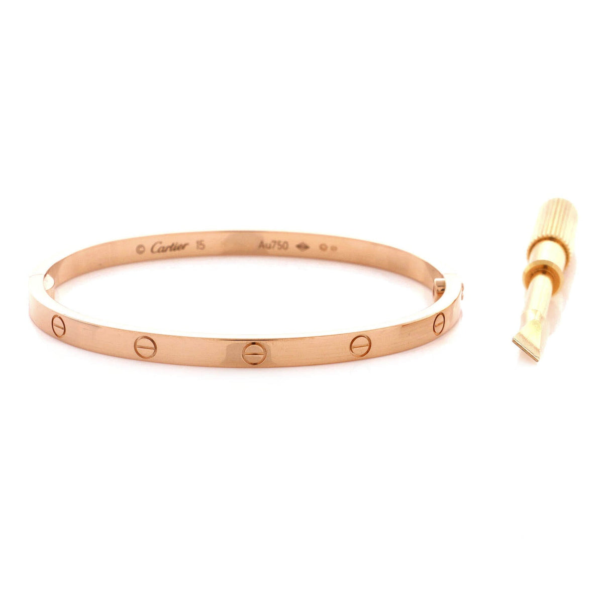 Love Bracelet 18K Rose Gold Small 16