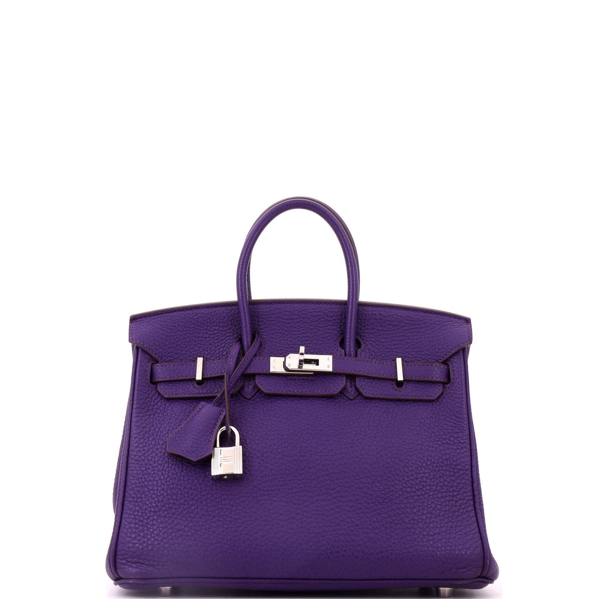 Birkin Handbag Iris Togo with Palladium Hardware 25