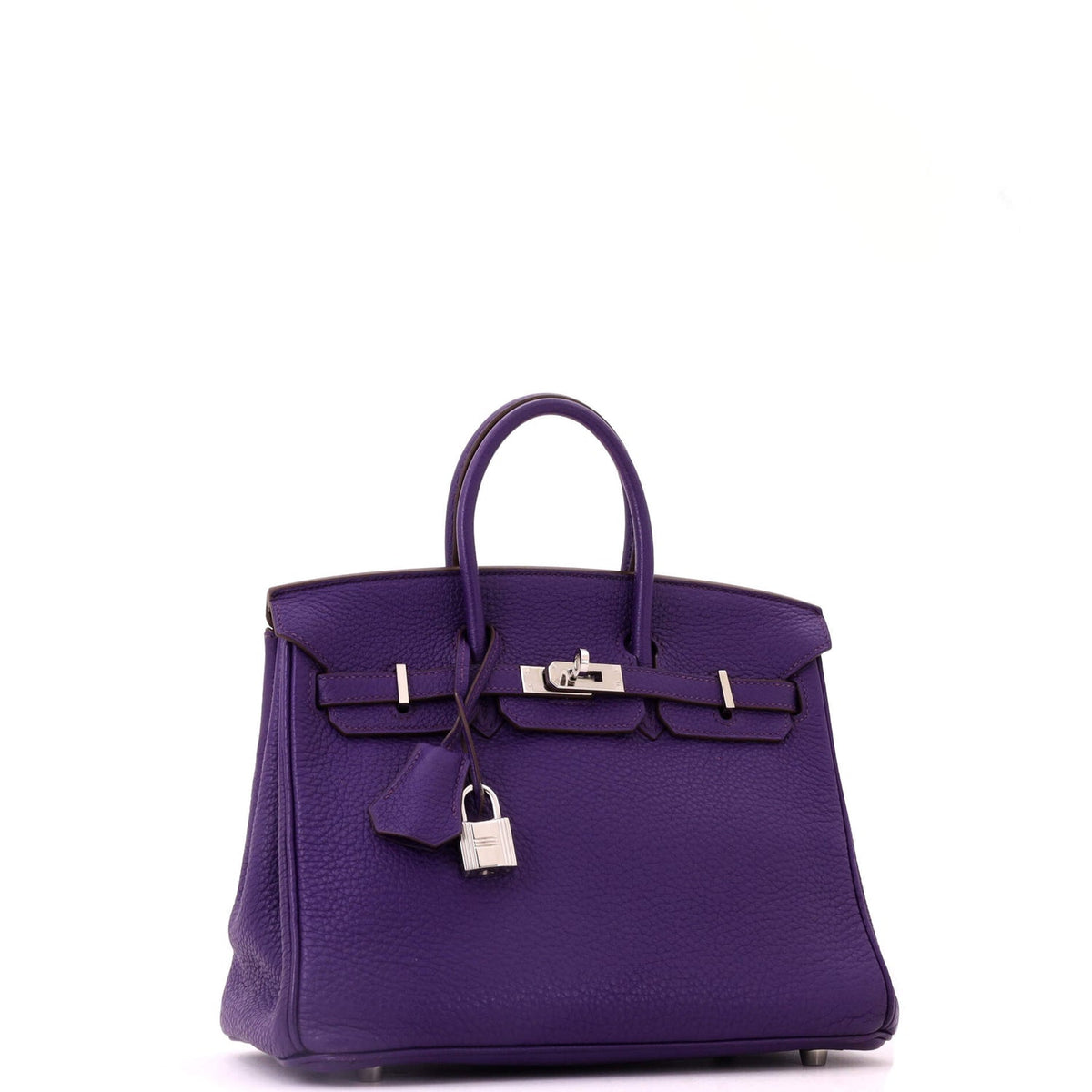Birkin Handbag Iris Togo with Palladium Hardware 25