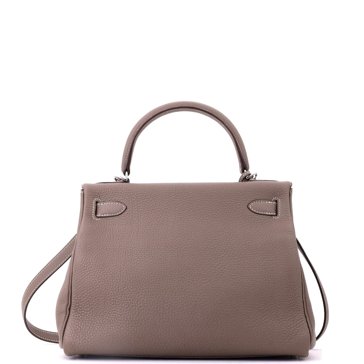 Kelly Handbag Grey Togo with Palladium Hardware 28