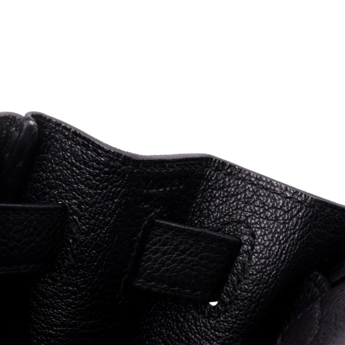 Kelly Handbag Noir Togo with Palladium Hardware 28