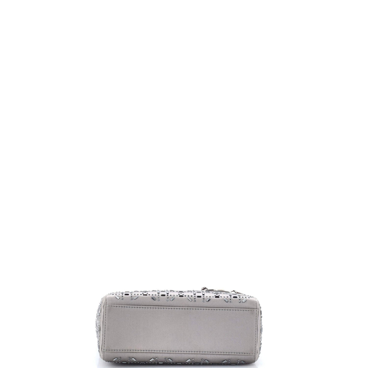 Lady Dior Bag Crystal Embellished Cannage Quilt Satin Mini