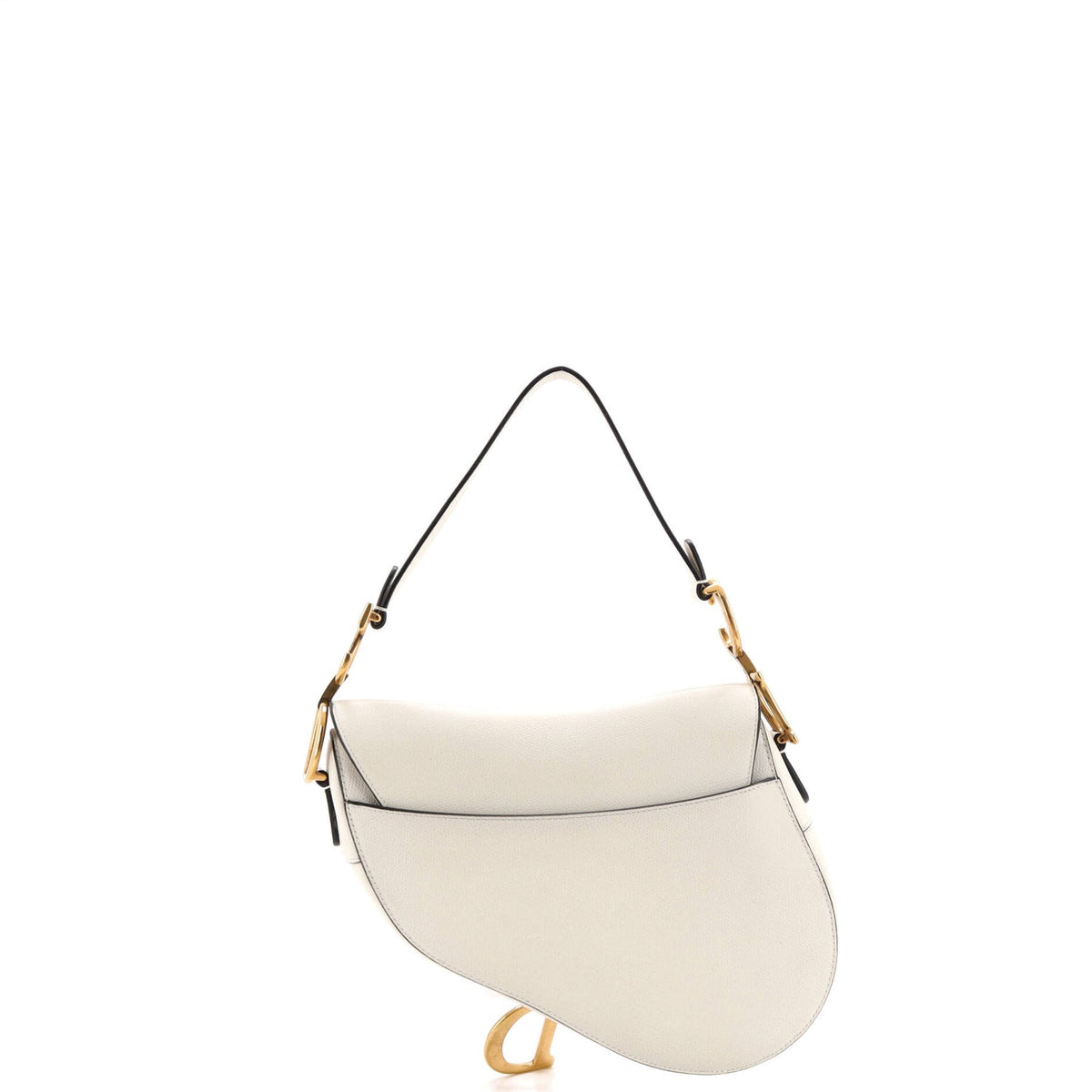 Saddle Handbag Leather Medium