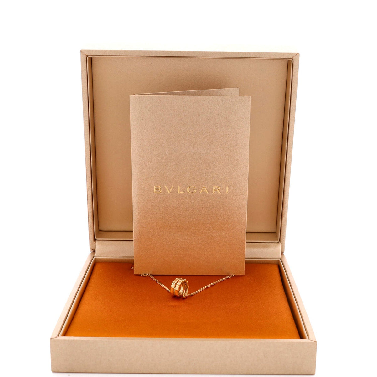 Serpenti Viper Spiral Pendant Necklace 18K Yellow Gold