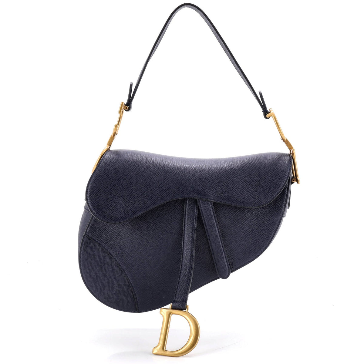 Saddle Handbag Leather Medium