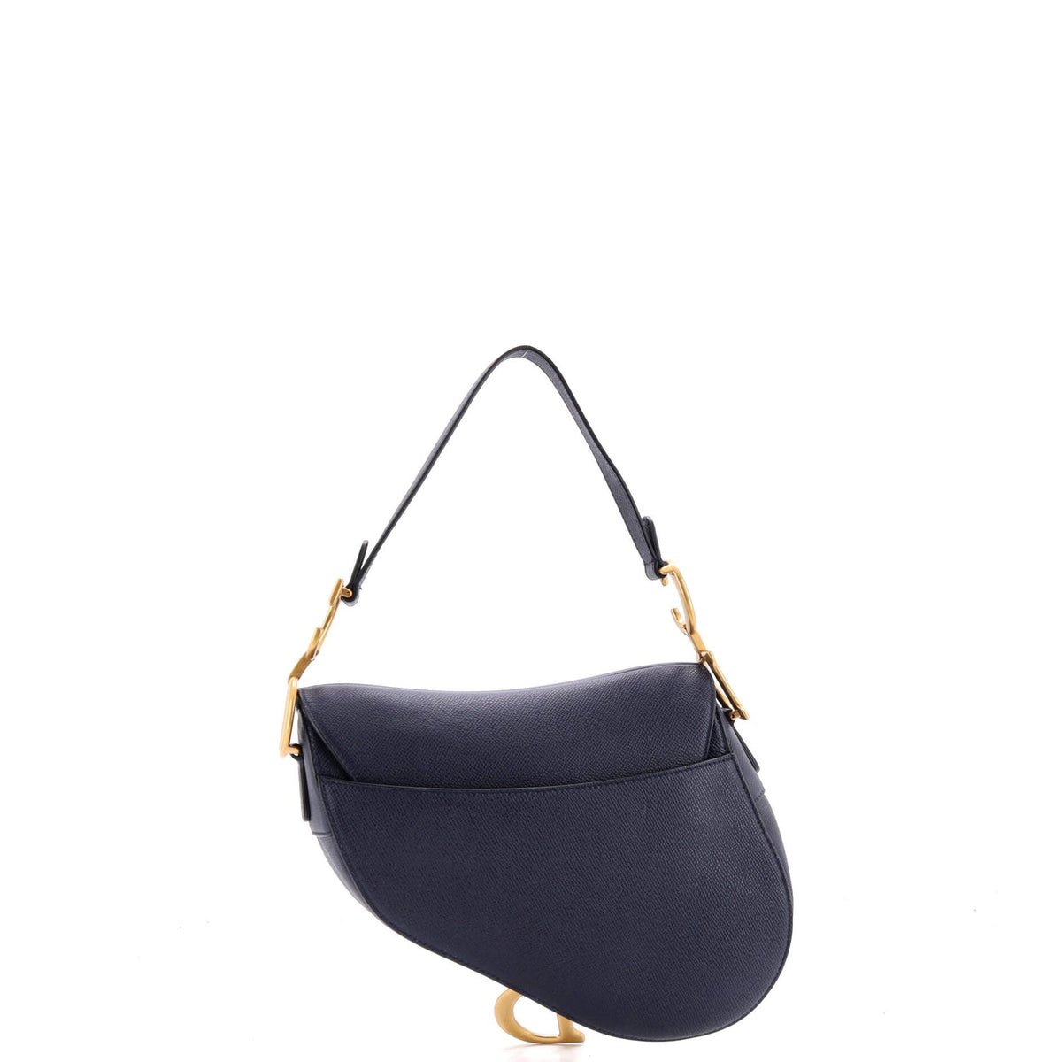 Saddle Handbag Leather Medium