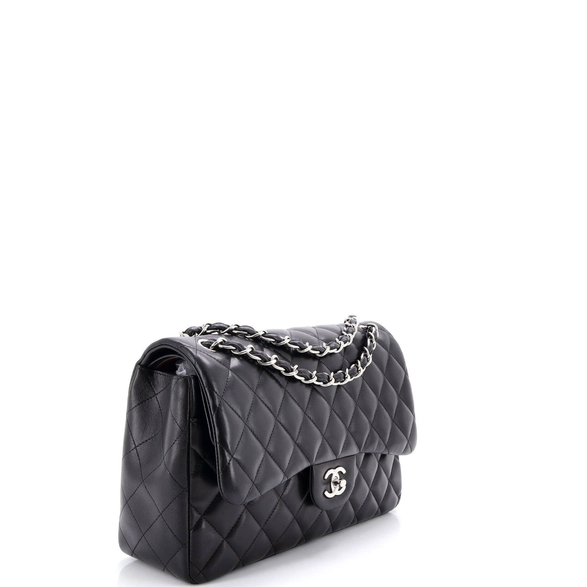 Classic Double Flap Bag Quilted Lambskin Jumbo