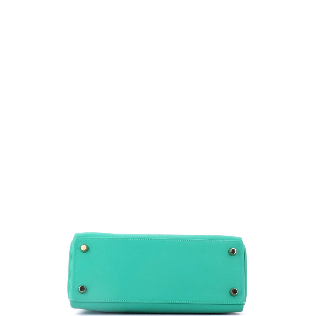 Kelly Handbag Vert Verone Swift with Gold Hardware 25