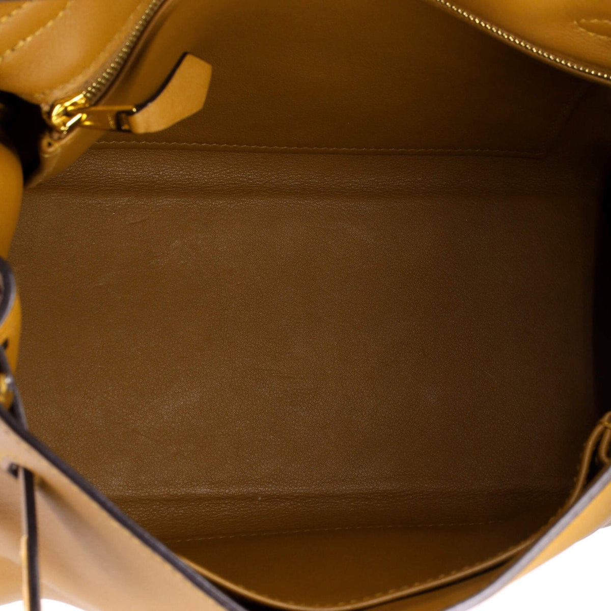 Kelly Handbag Bronze Dore Swift with Gold Hardware 25