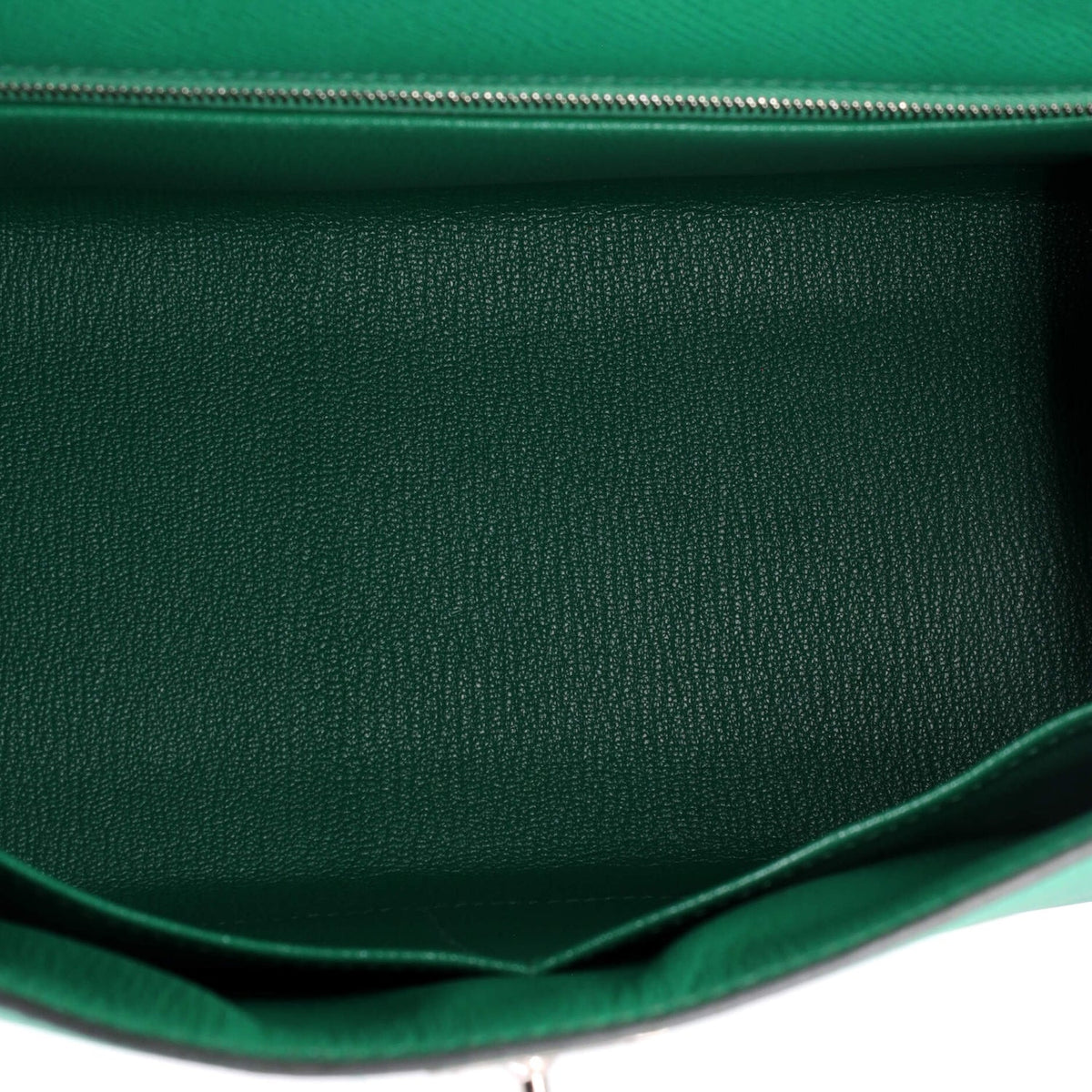 Kelly Handbag Menthe Epsom with Palladium Hardware 28